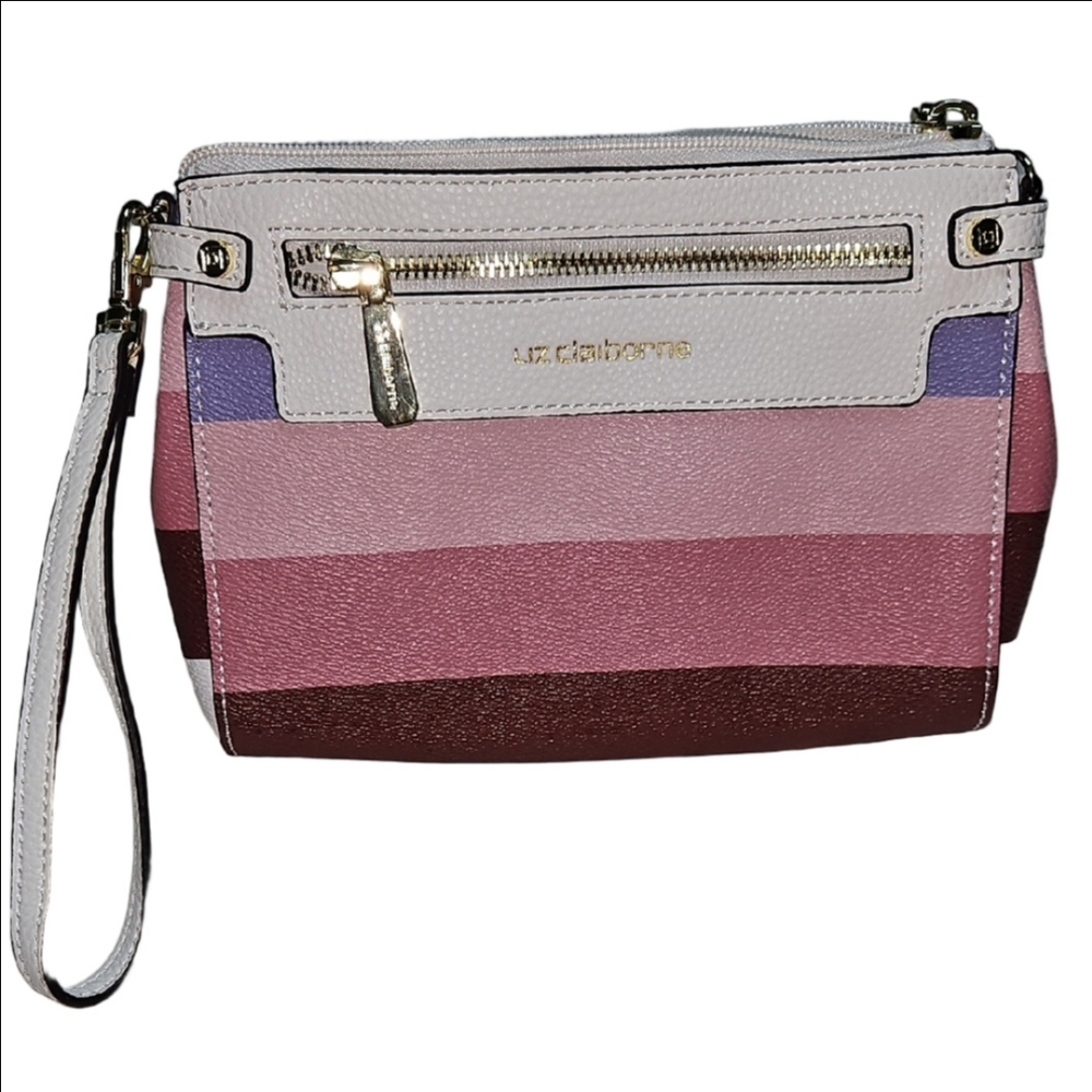 Liz Claiborne Colorblock Crossbody Bag/Wristlet